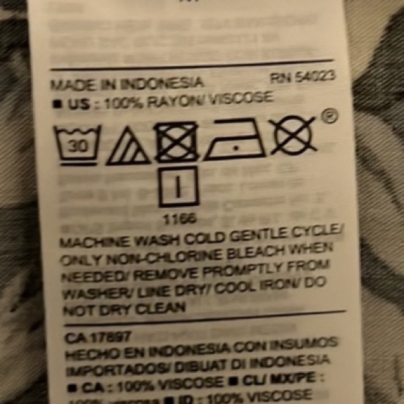 Women’s OLD NAVY, Floral, Butterfly, Birds Print Bell Sleeves, Multi Colors, Med - Picture 5 of 5